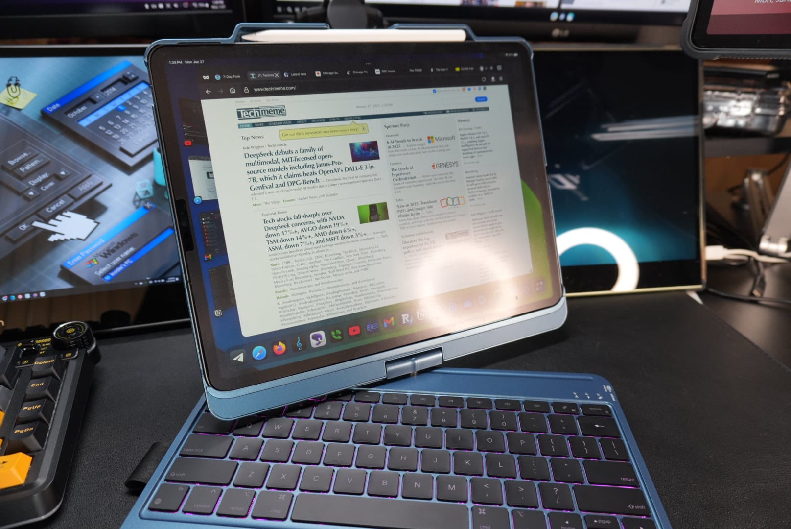 The case in Share Mode is really just Laptop Mode but with the screen turned at an angle